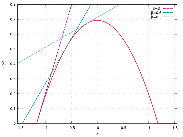 Microcanonical entropy of REM